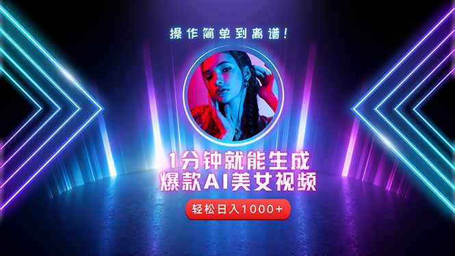 2025年最强副业:用AI做短视频,从零开始打造爆款账号!好项目网-专注分享网络创业项目落地实操课程 – 全网首发_高质量创业项目输出好项目网